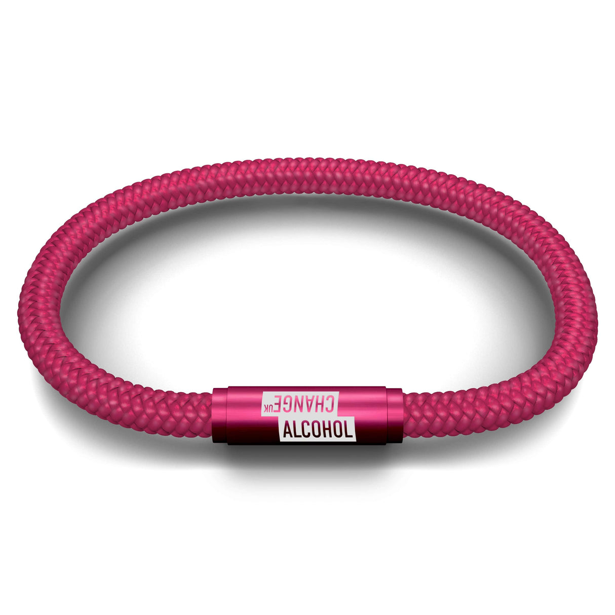 Alcohol Change UK NOTCH Bracelet (Hot Pink)