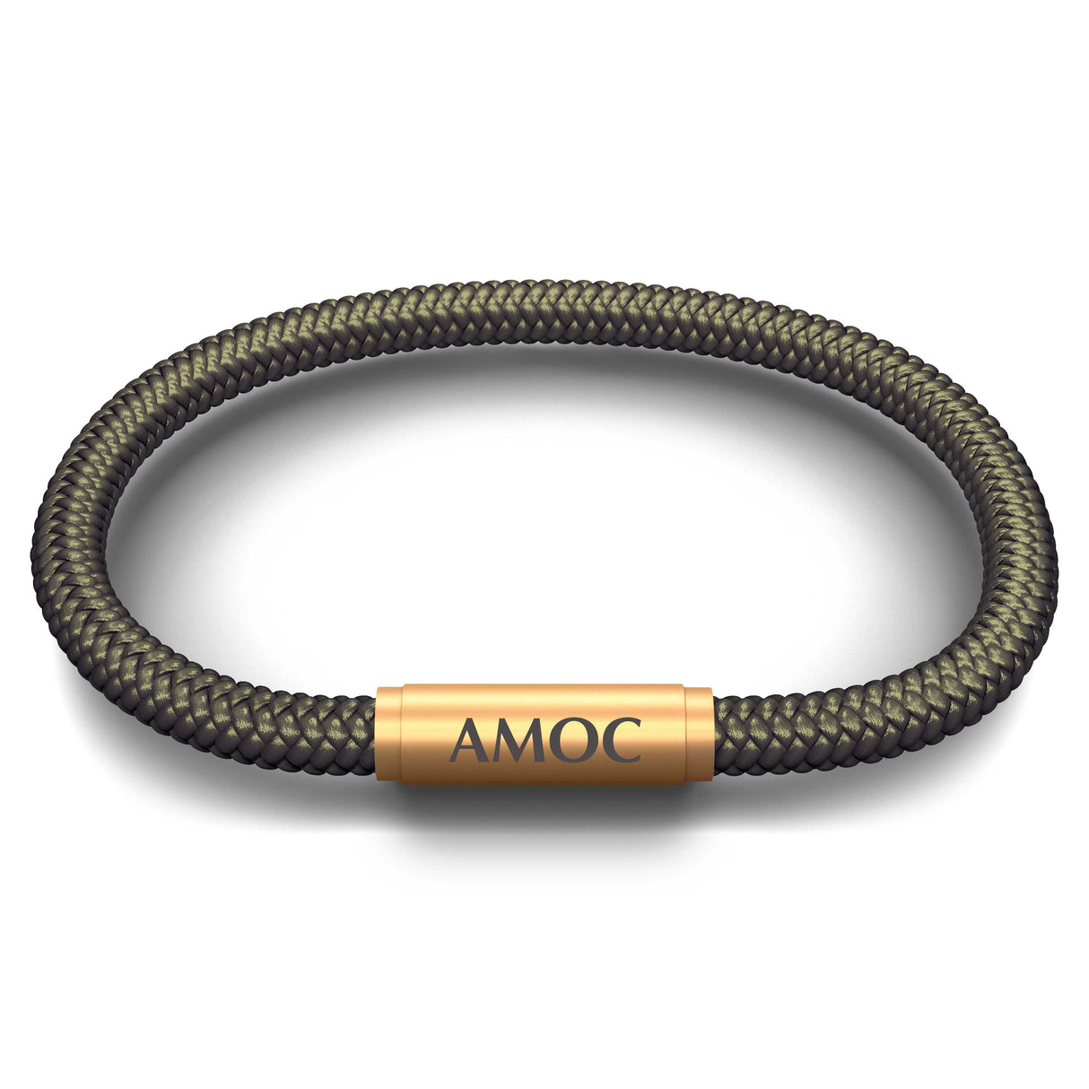 SPORTS CORD AMOC NOTCH BRACELET (ANTIQUE GOLD)