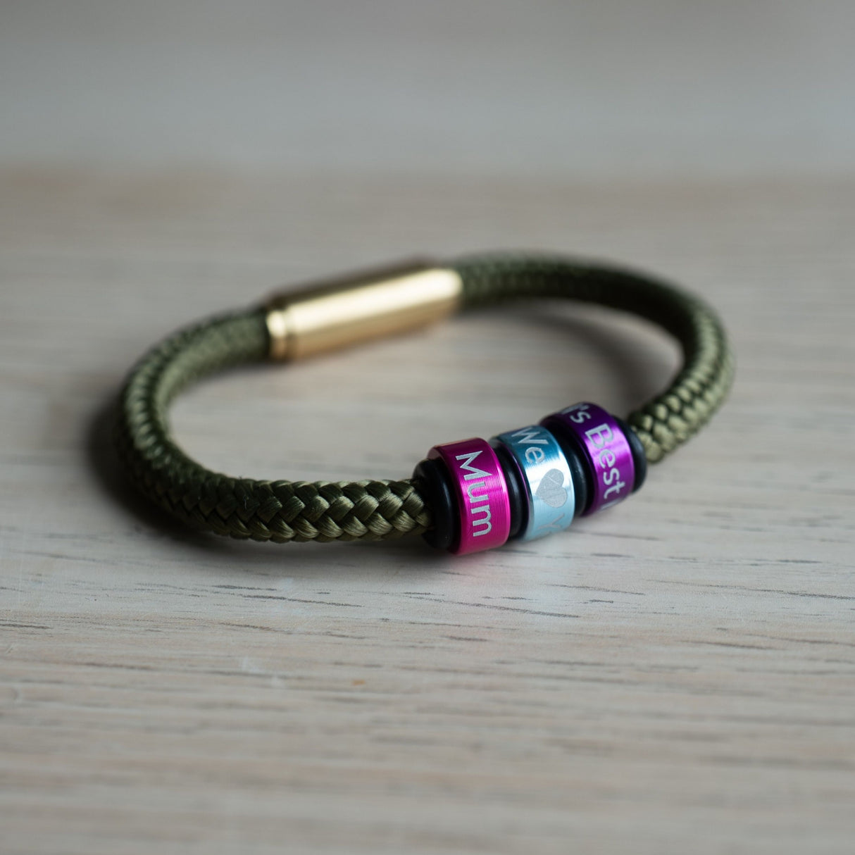 Antique Gold Cord NOTCH Bracelet