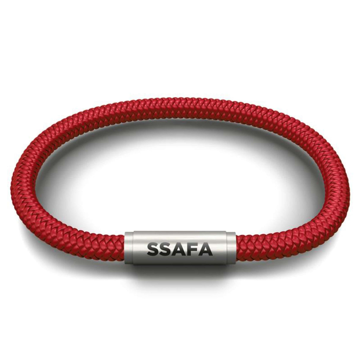 Army Cord NOTCH Bracelet - Red with SSAFA Clasp