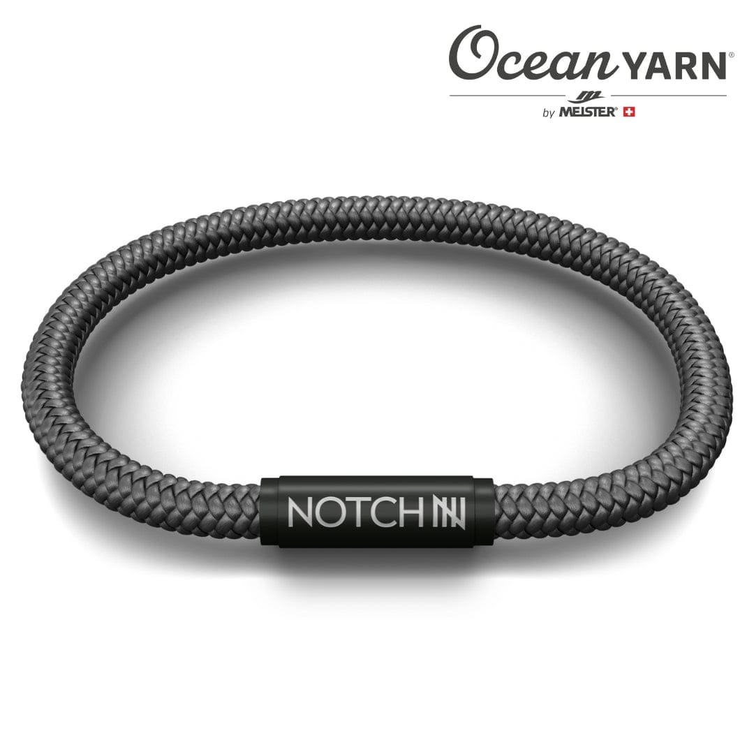 Bluetits OceanYarn NOTCH Bracelet - Orca with Black Clasp