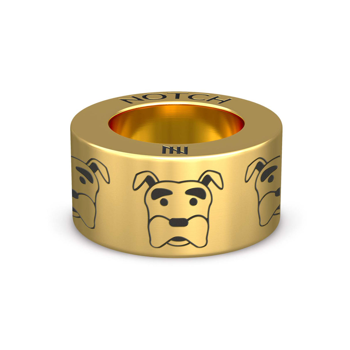 Border Terrier Head NOTCH Charm