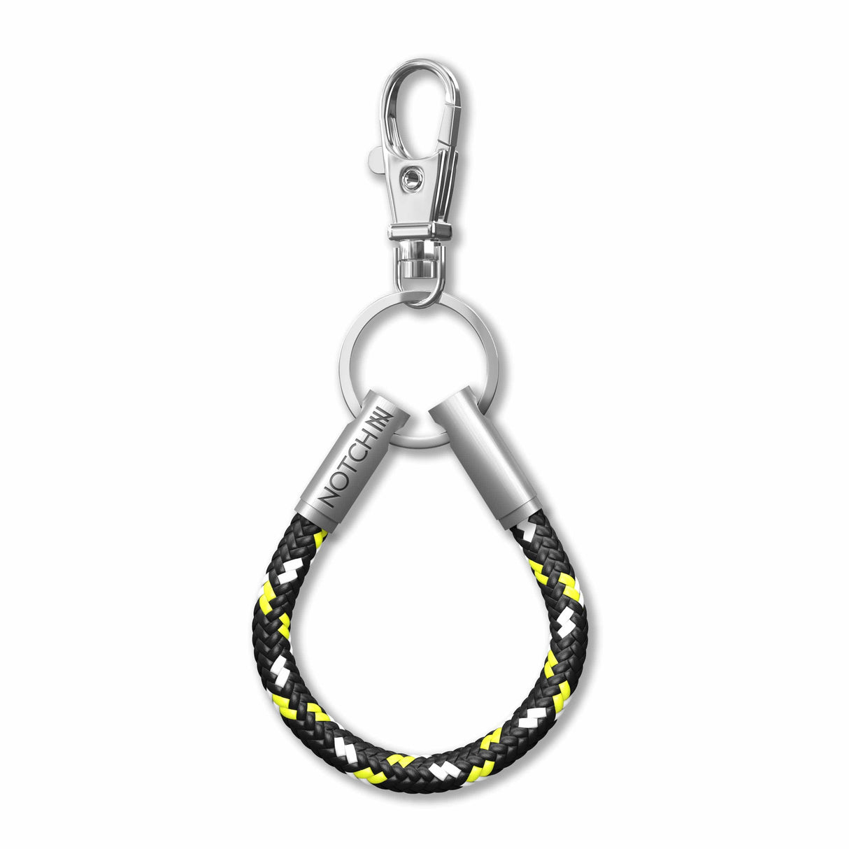 Carbon Black Cord NOTCH Loop with stainless steel ends