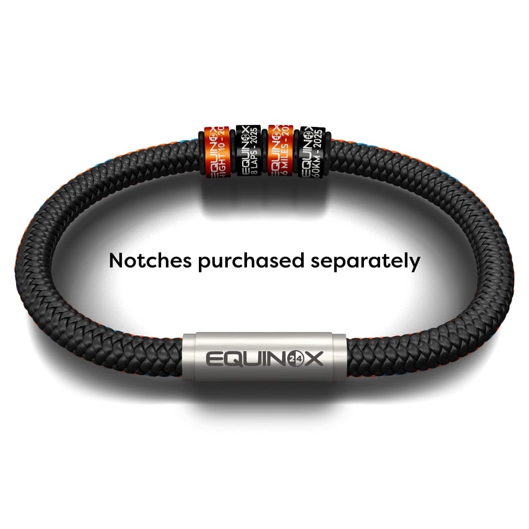 EQUINOX24 NOTCH Bracelet (Premium Black Sports Cord)