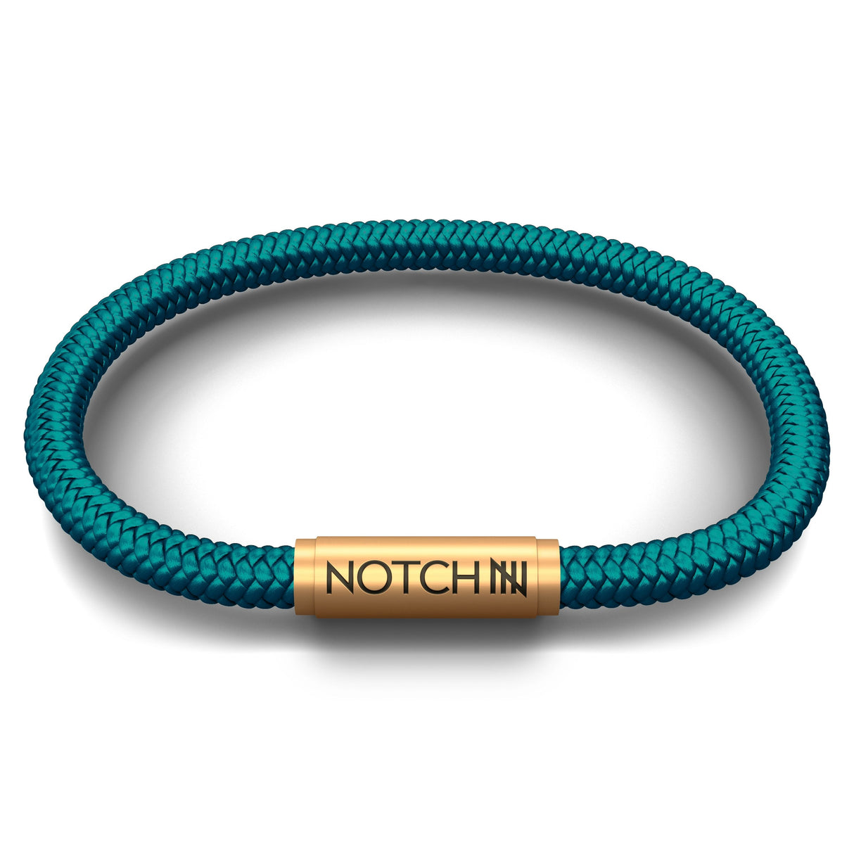 Emerald Blue Cord NOTCH Bracelet