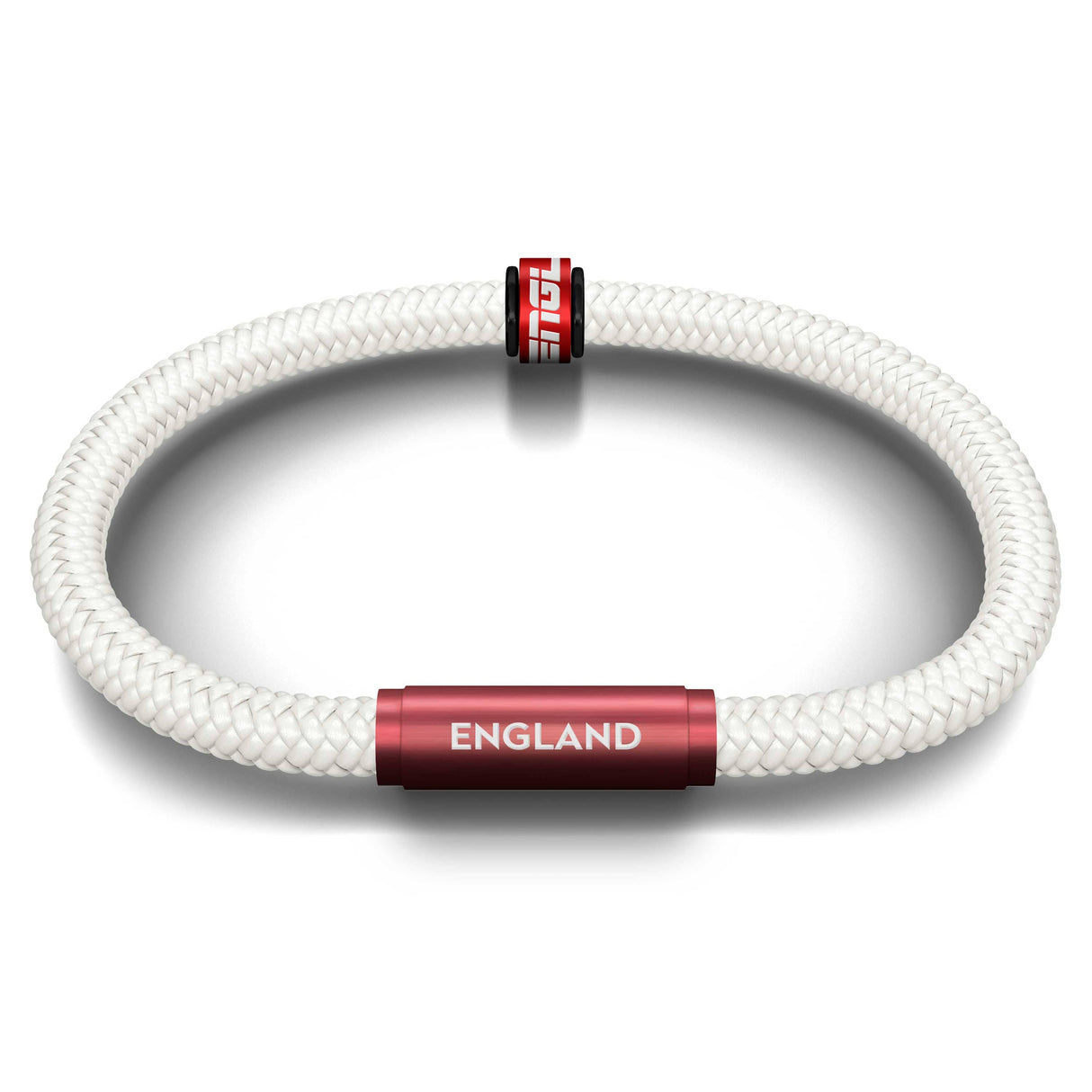 England Women's Football Notch & White England Bracelet