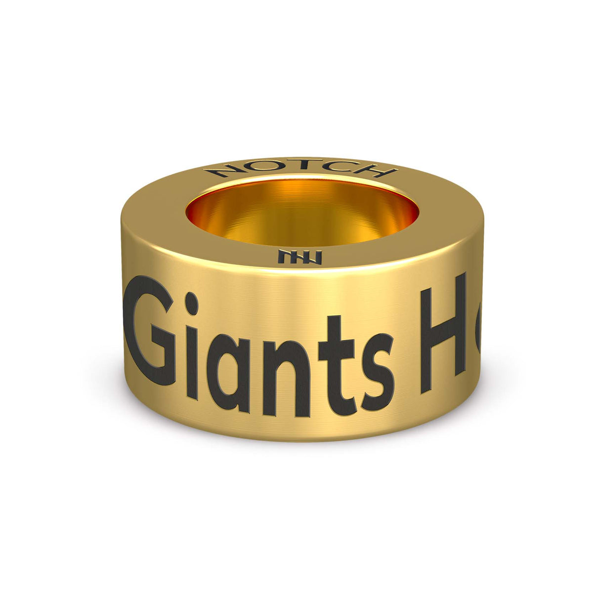 Giants Head Half NOTCH Charm