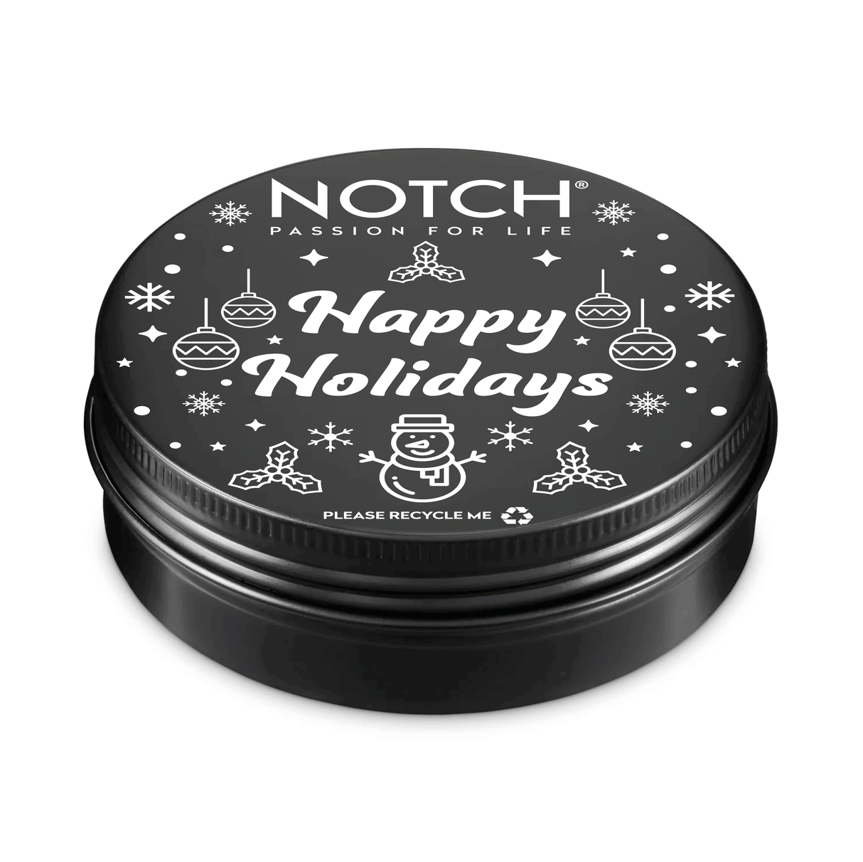 Large Happy Holidays Tin