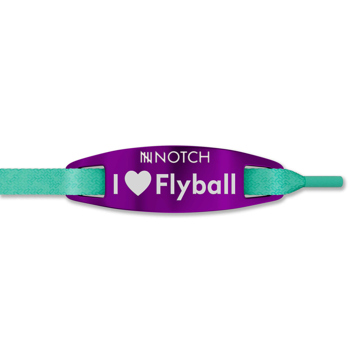 I (heart) Flyball NOTCH Lace Tag
