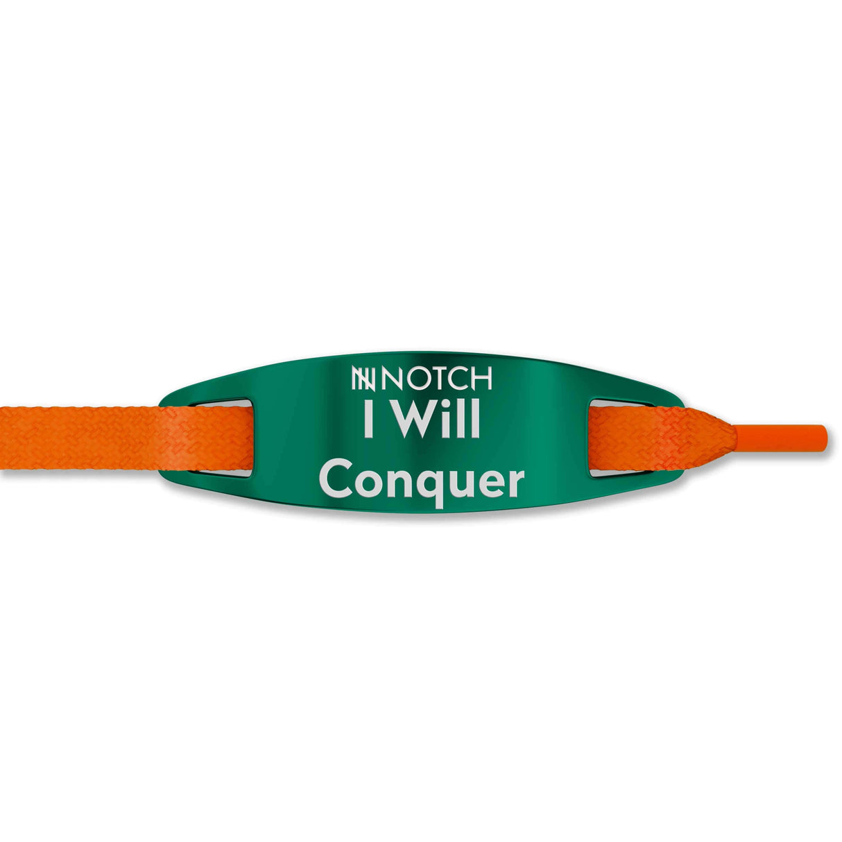 I Will Conquer NOTCH Lace Tag