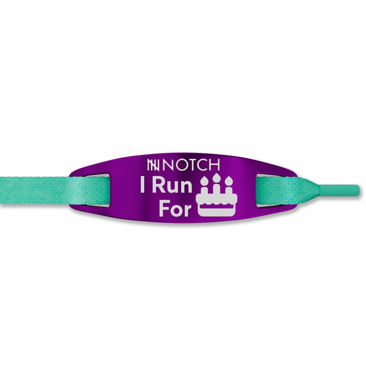 I Run For Cake NOTCH Lace Tag