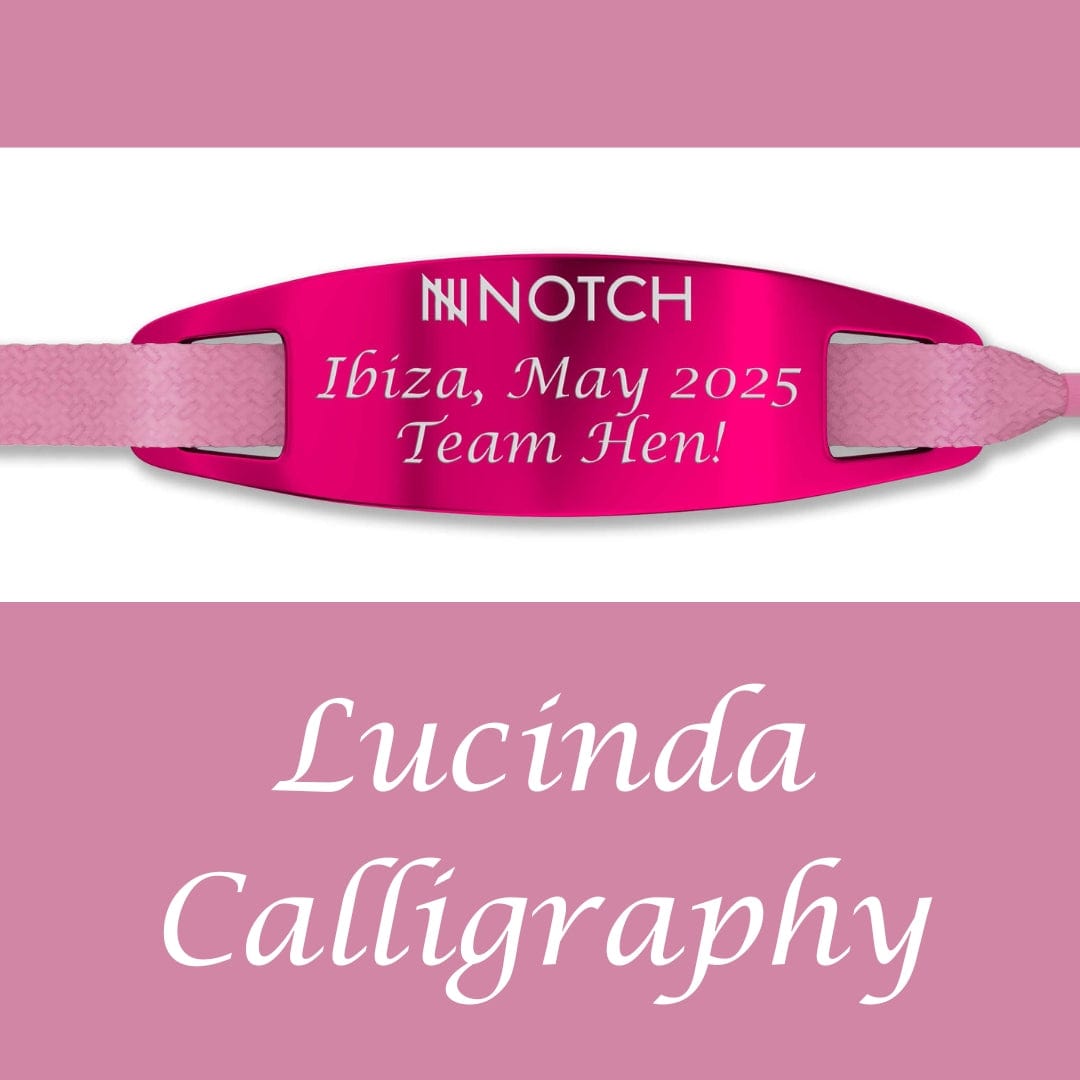 Personalised NOTCH Lace Tag