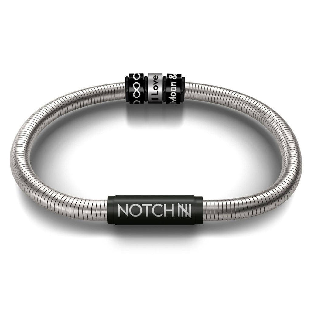 Infinity Signature Bracelet with Black Clasp