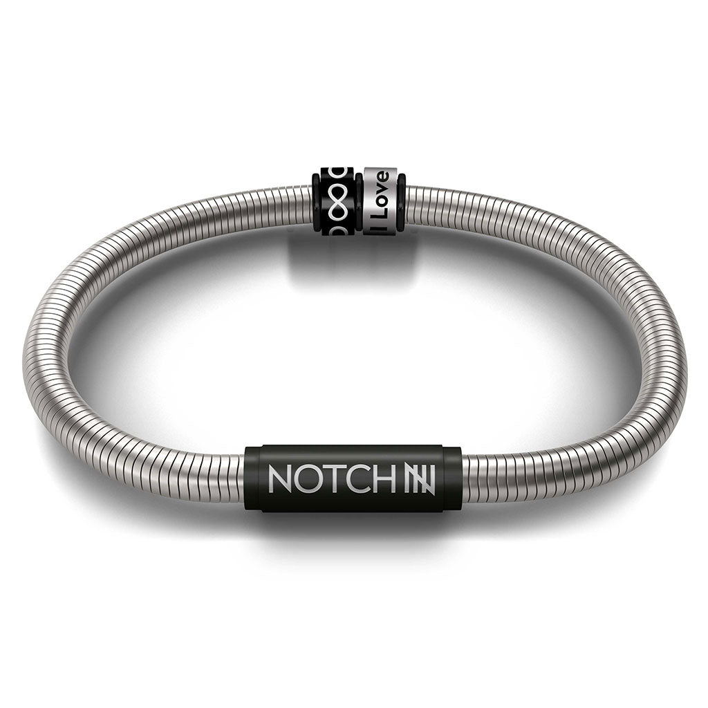 Infinity Signature Bracelet with Black Clasp