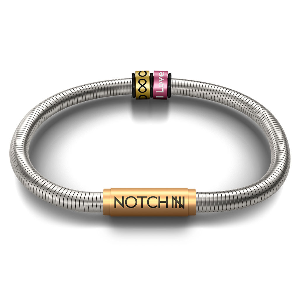 Infinity Signature Bracelet with Brass Clasp