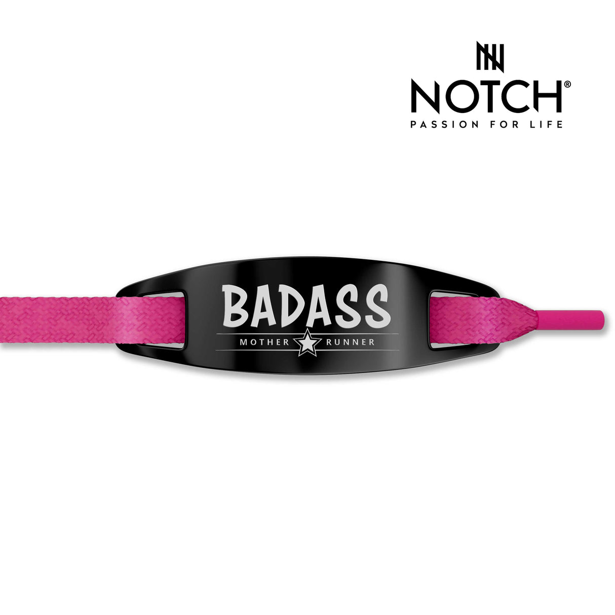 Badass Mother Runner NOTCH Lace Tag