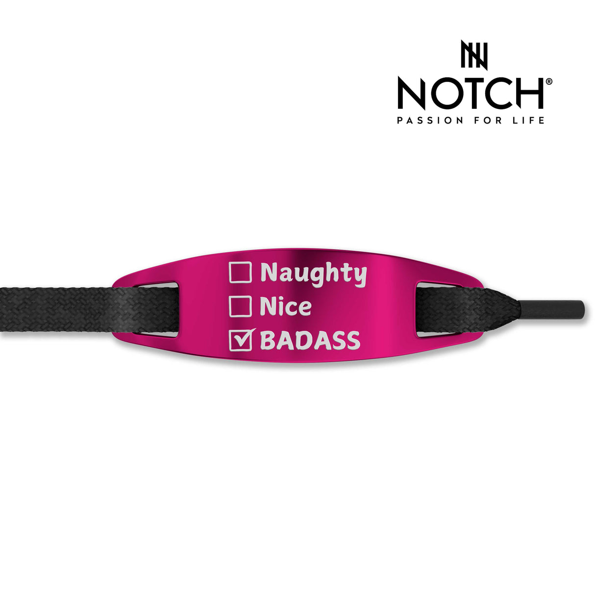 Badass Mother Runner Badass check! NOTCH Lace Tag