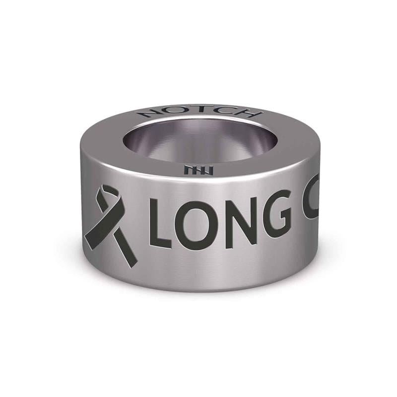 Long Covid Support Awareness Ribbon NOTCH Charm