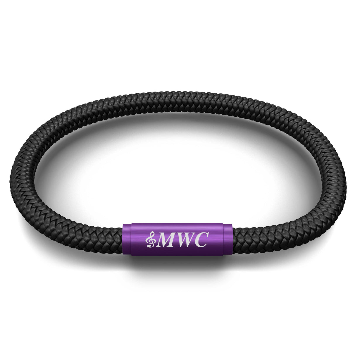 Military Wives Choirs Solid Black NOTCH Bracelet