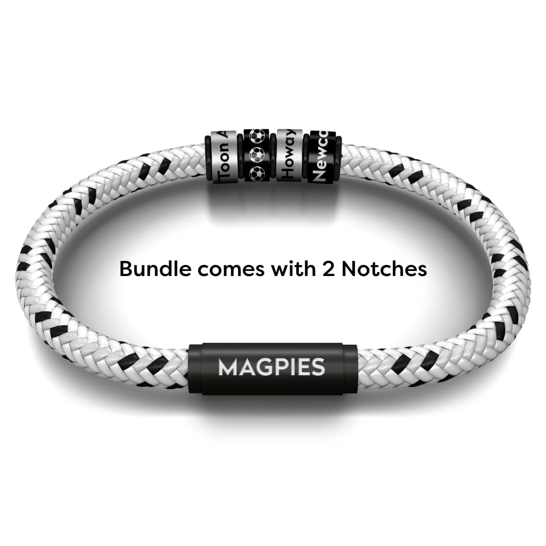 CREATE A FOOTBALL CLUB BRACELET PLUS TWO NOTCH CHARMS