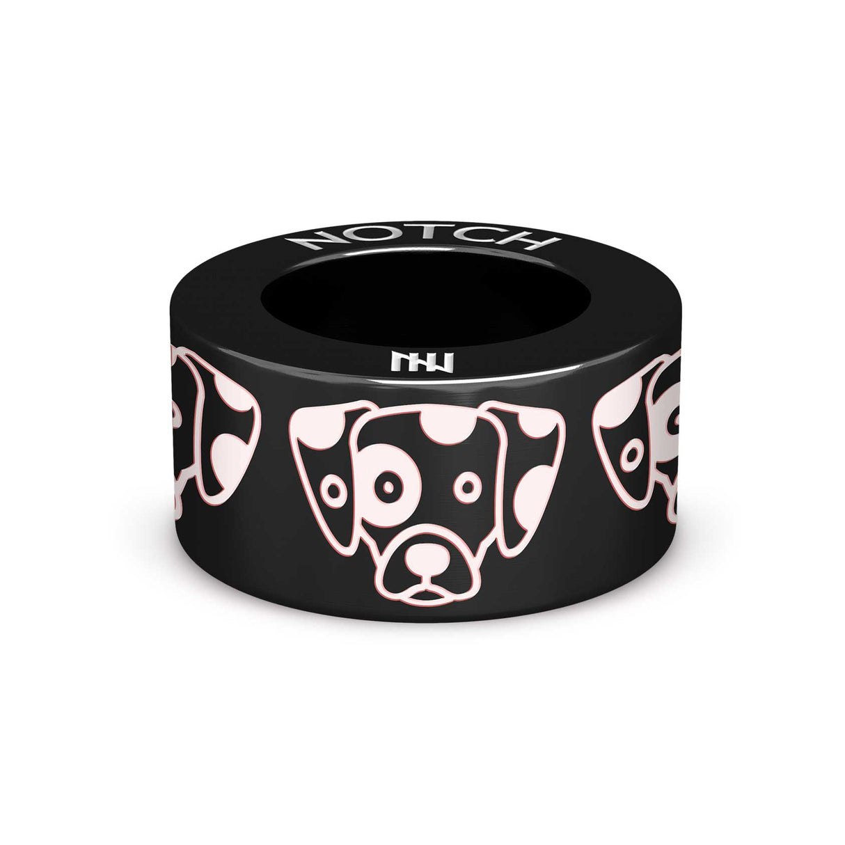 Dalmatian Face NOTCH Charm