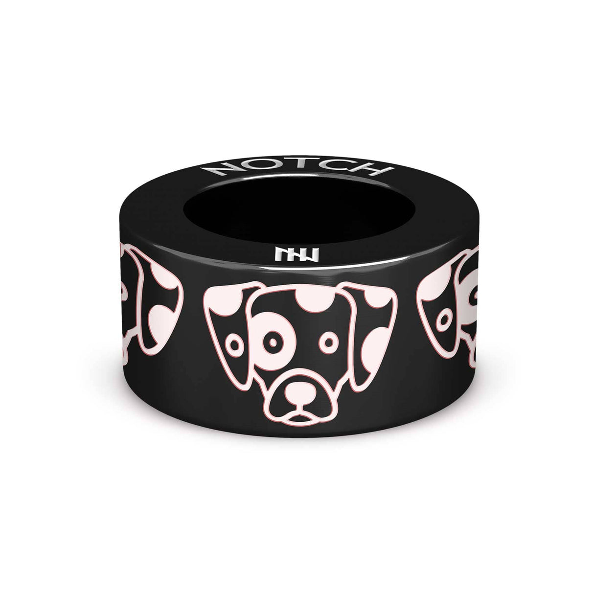 Dalmatian Face NOTCH Charm