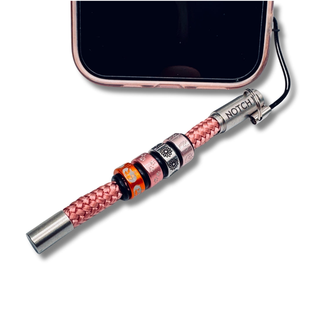 Orca OceanYARN Tale Phone Dangler with stainless steel ends