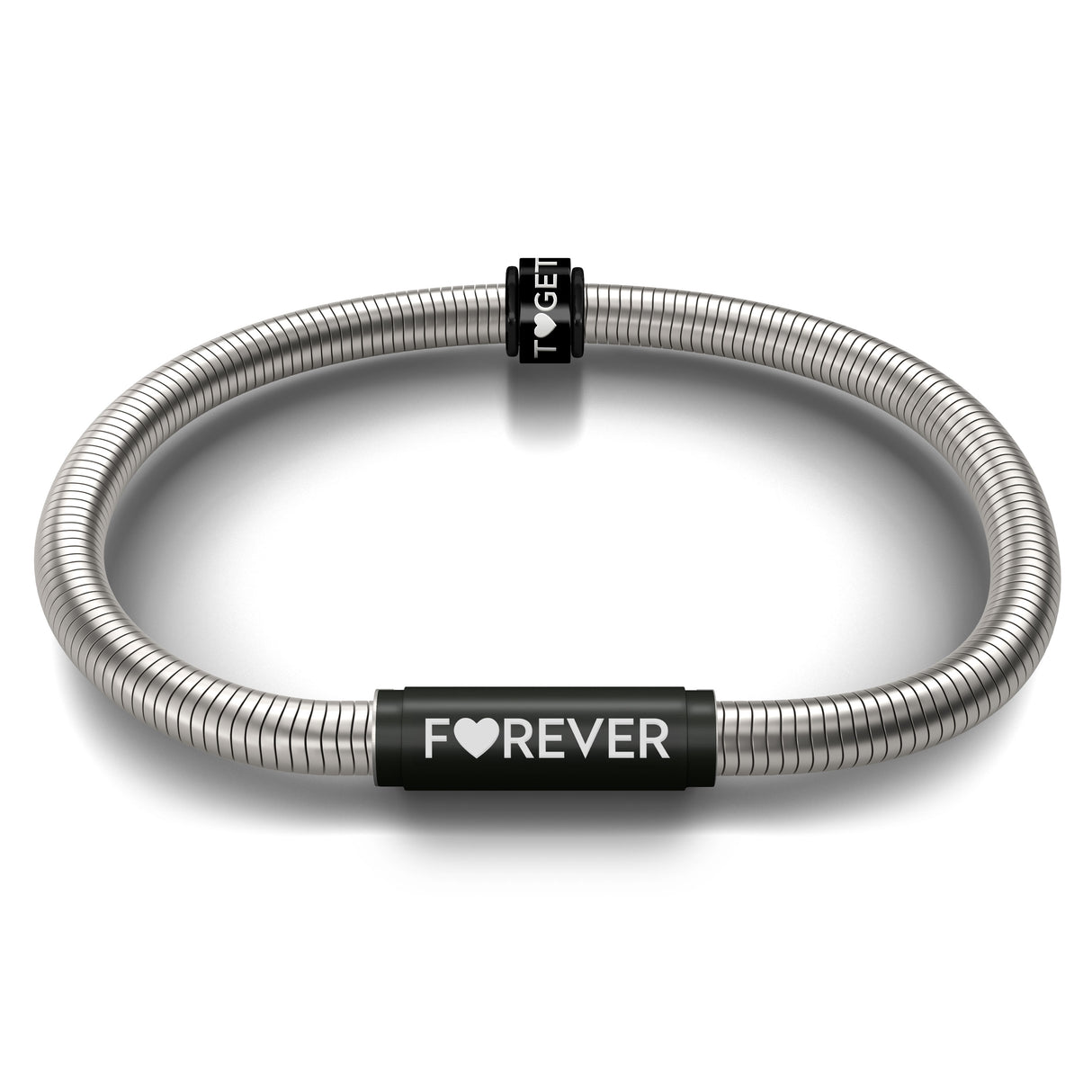 Black Together Notch & Special Edition Forever Bracelet - Signature with Black Clasp
