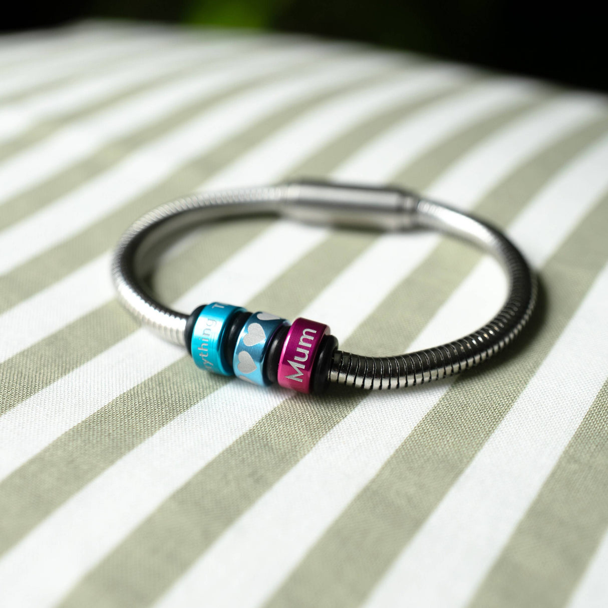 Signature NOTCH Bracelet with Stainless Steel Clasp