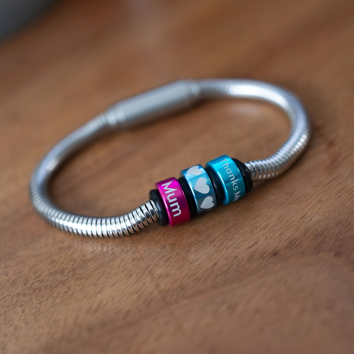 Signature NOTCH Bracelet with Stainless Steel Clasp