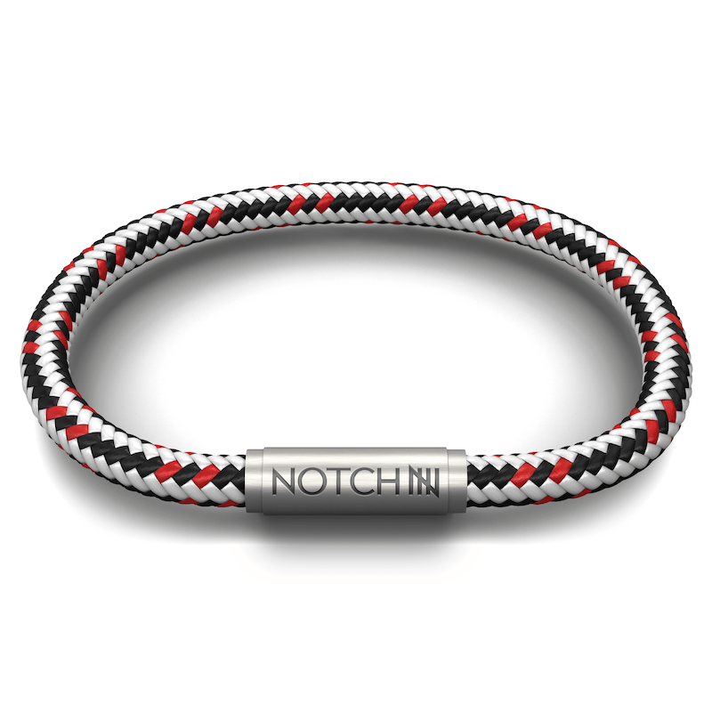 Limited Edition Silver Red Cord NOTCH Bracelet