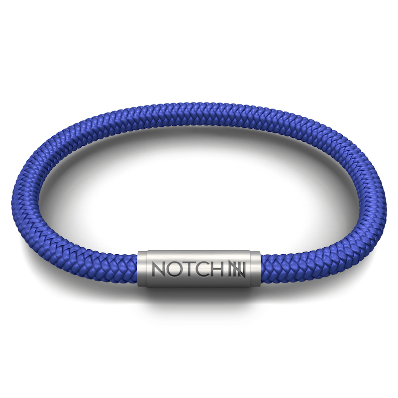Solid Blue Cord NOTCH Bracelet