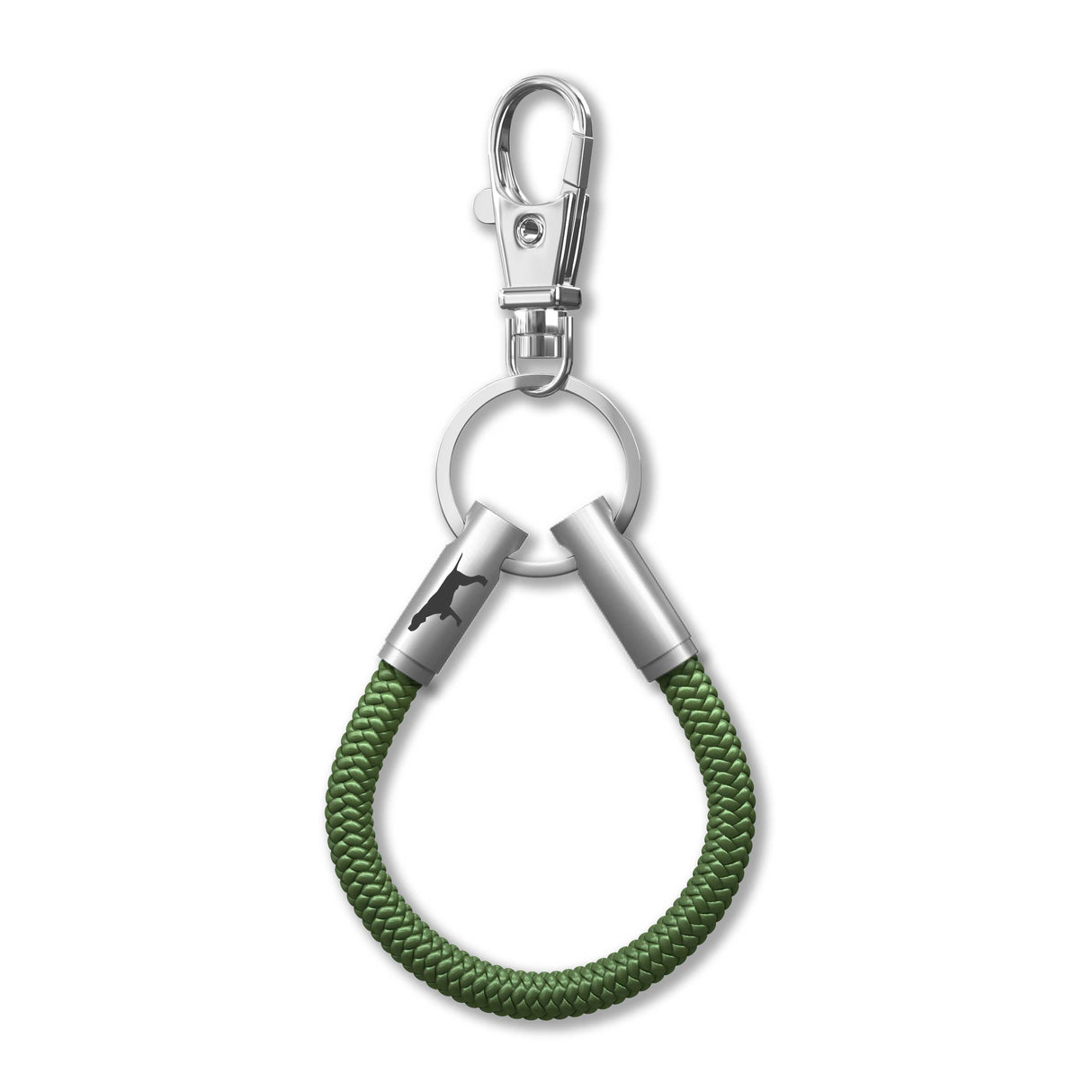The Pointer Club Solid Green Cord NOTCH Loop with stainless steel ends