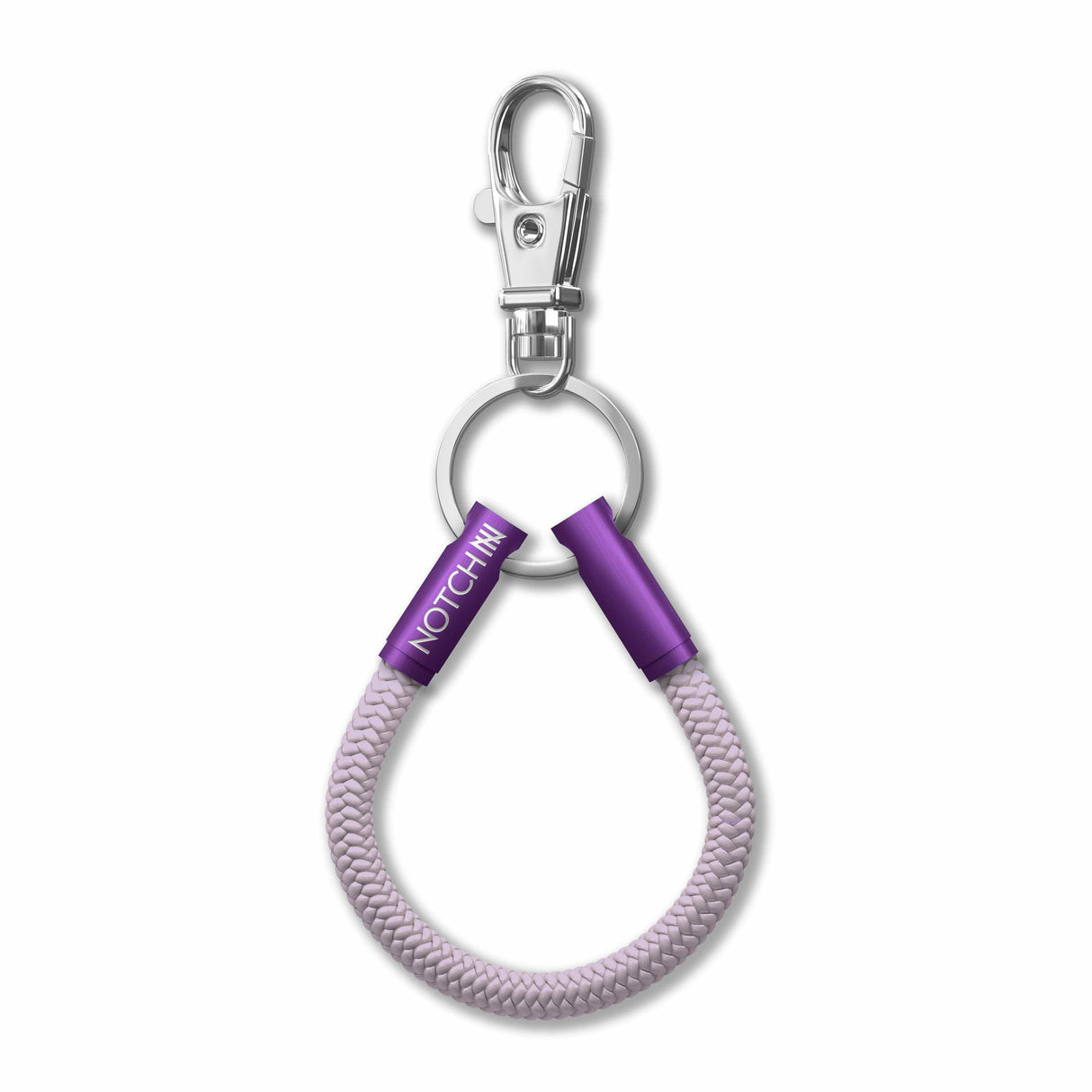Violet Cord NOTCH Loop with purple aluminium ends