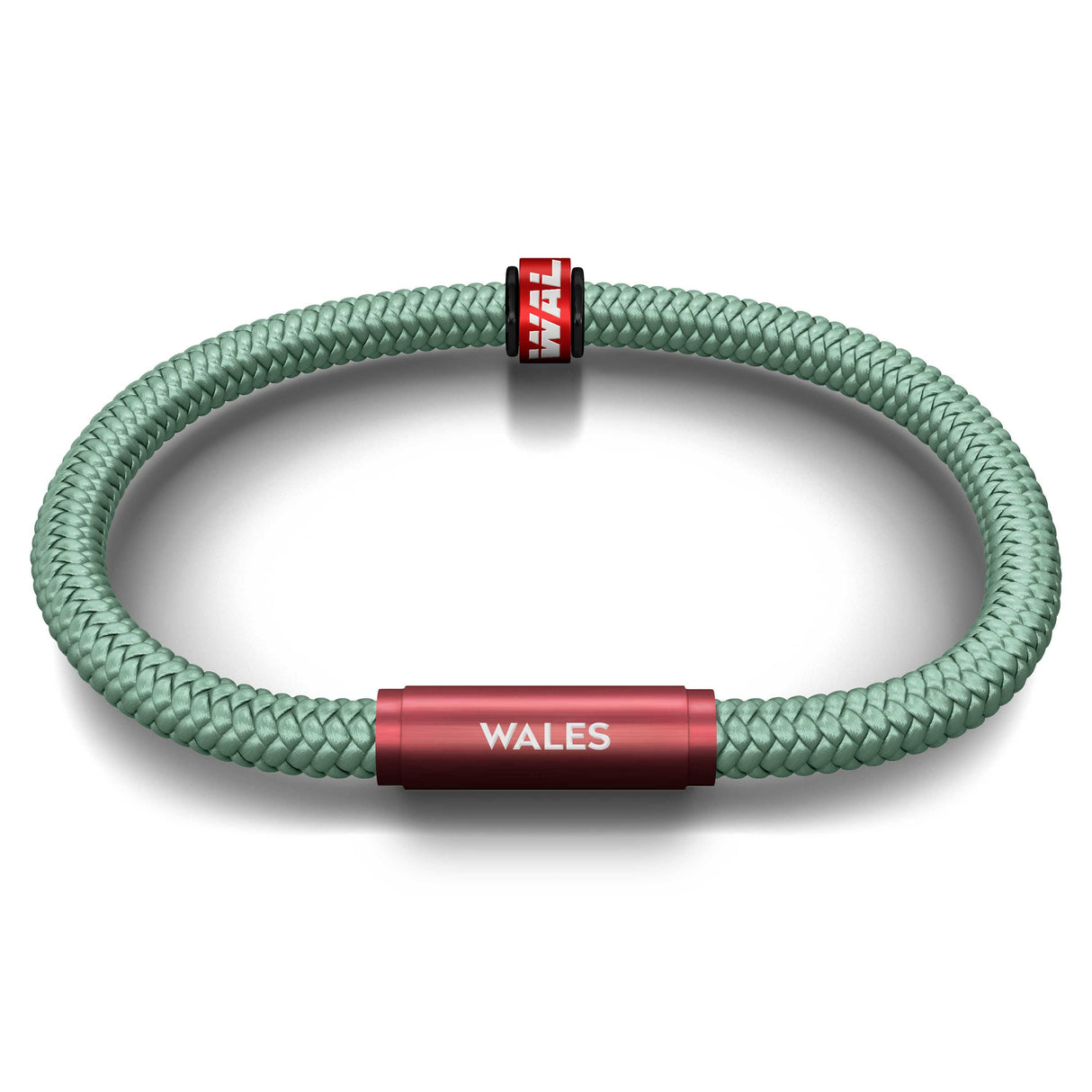 Wales Women's Football Notch & Green Wales Bracelet