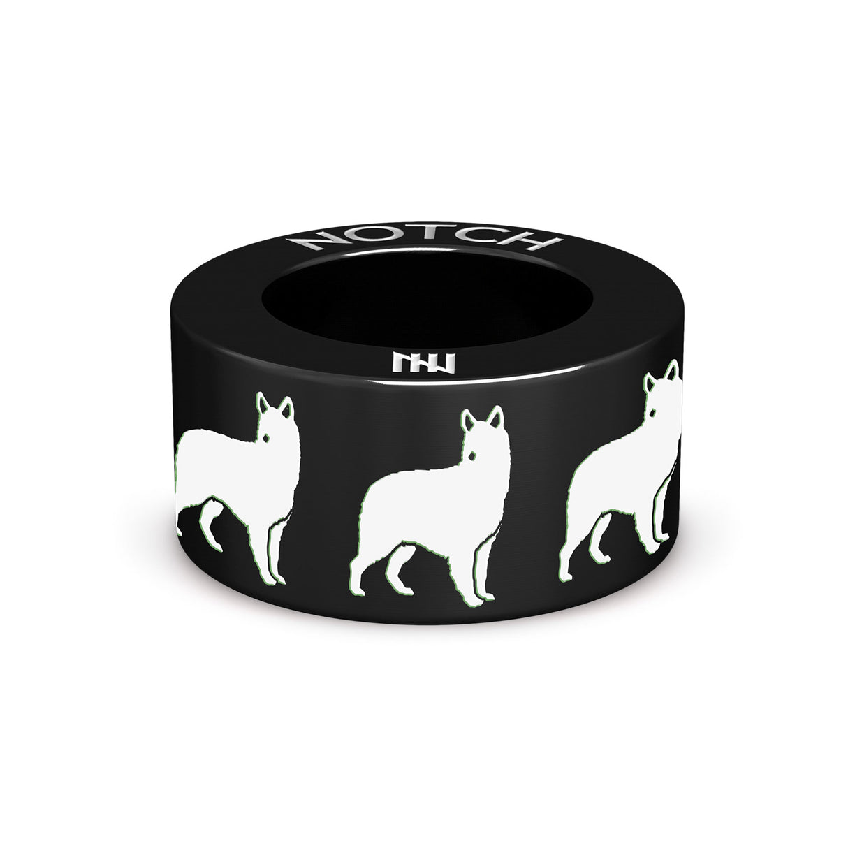 White Swiss Shepherd Dog NOTCH Charm