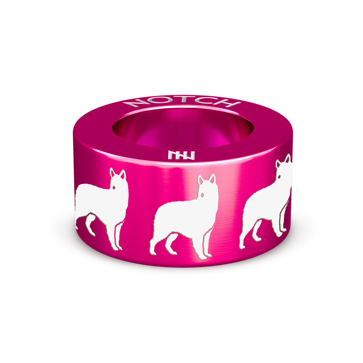 White Swiss Shepherd Dog NOTCH Charm