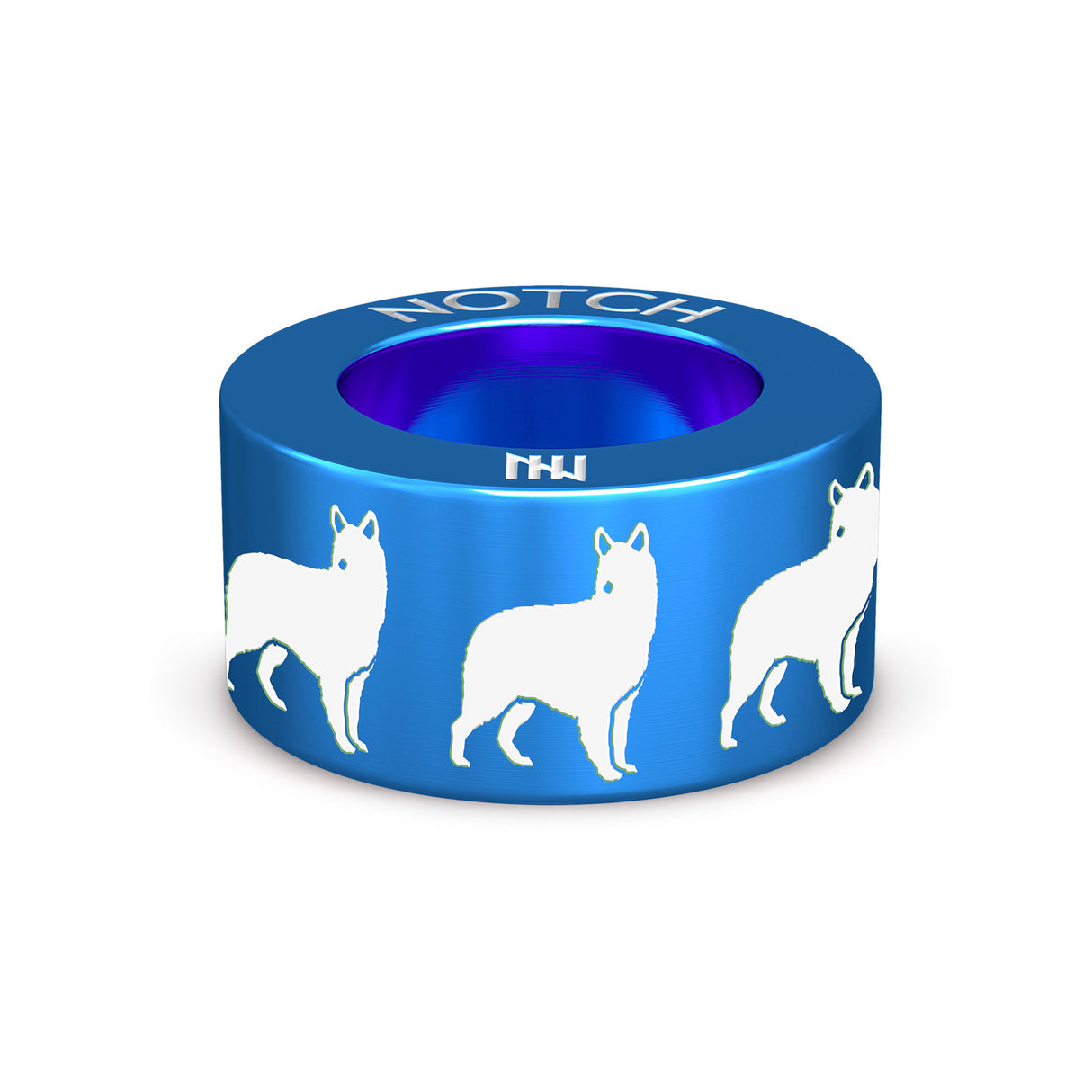 White Swiss Shepherd Dog NOTCH Charm