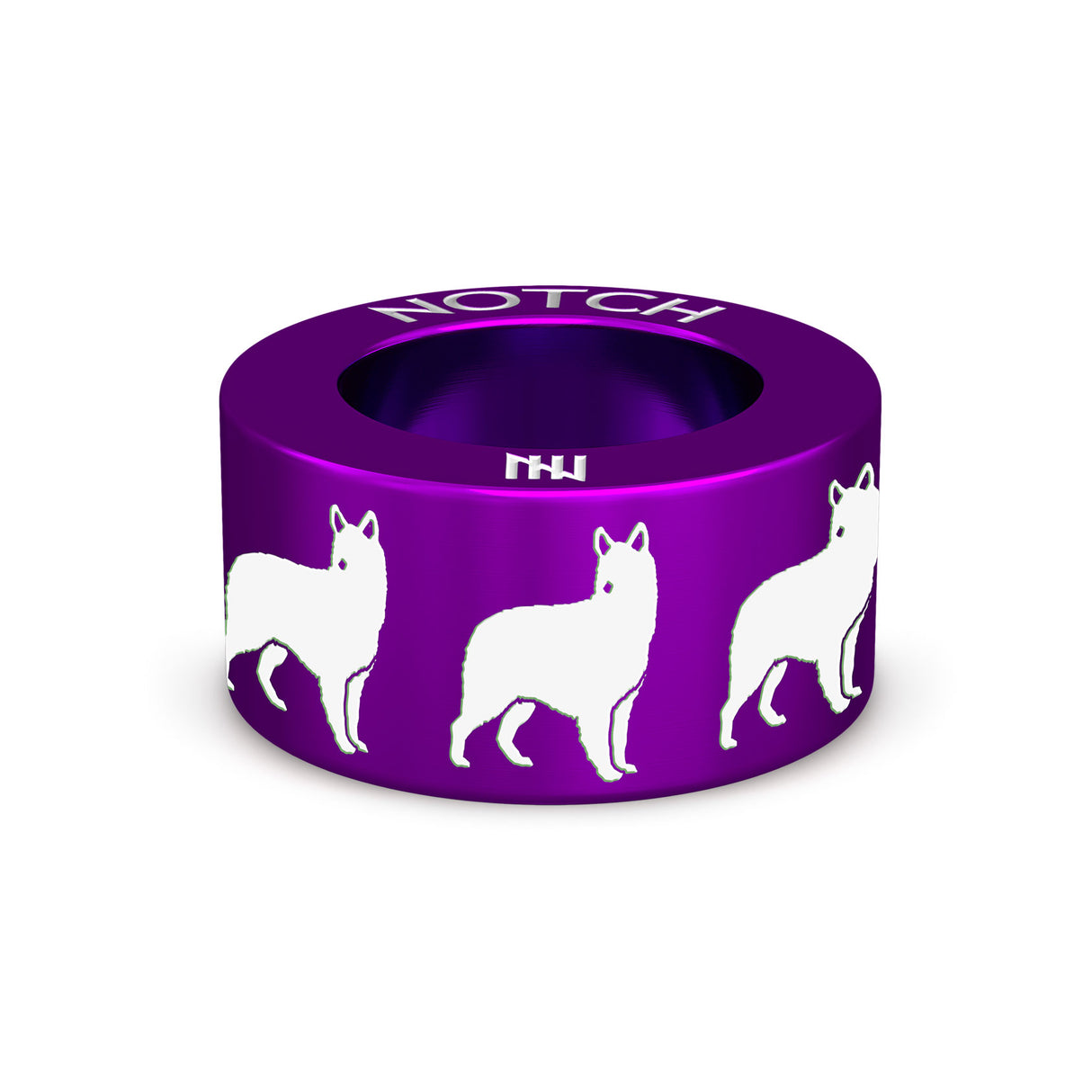 White Swiss Shepherd Dog NOTCH Charm