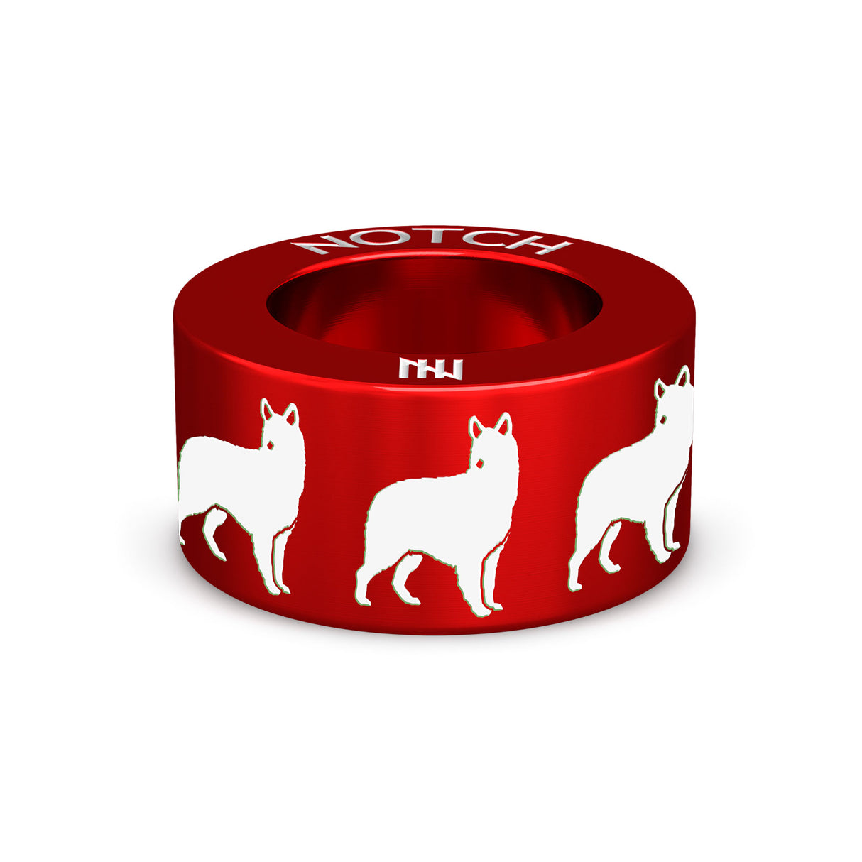 White Swiss Shepherd Dog NOTCH Charm