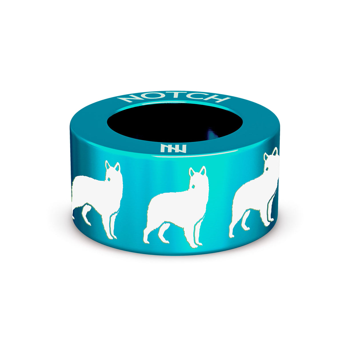 White Swiss Shepherd Dog NOTCH Charm