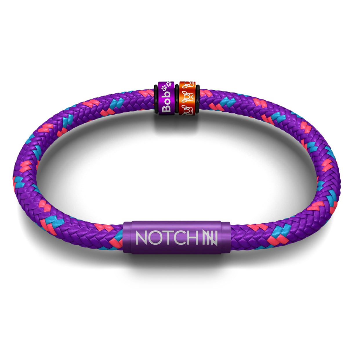 DOG BRACELET PLUS TWO NOTCH CHARMS