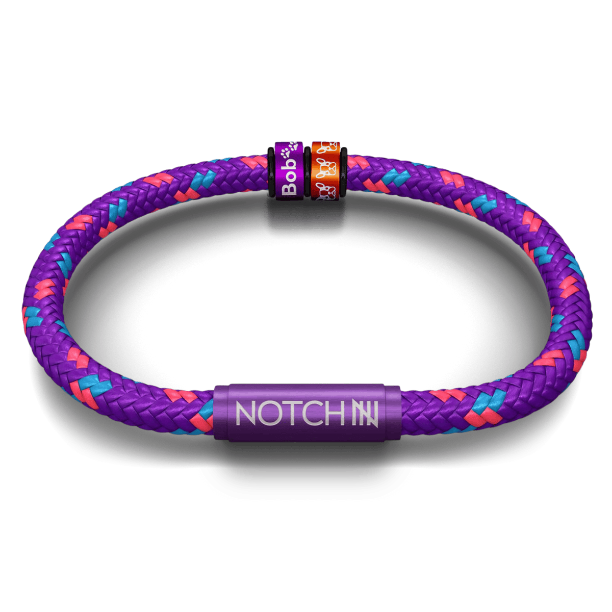 DOG BRACELET PLUS TWO NOTCH CHARMS