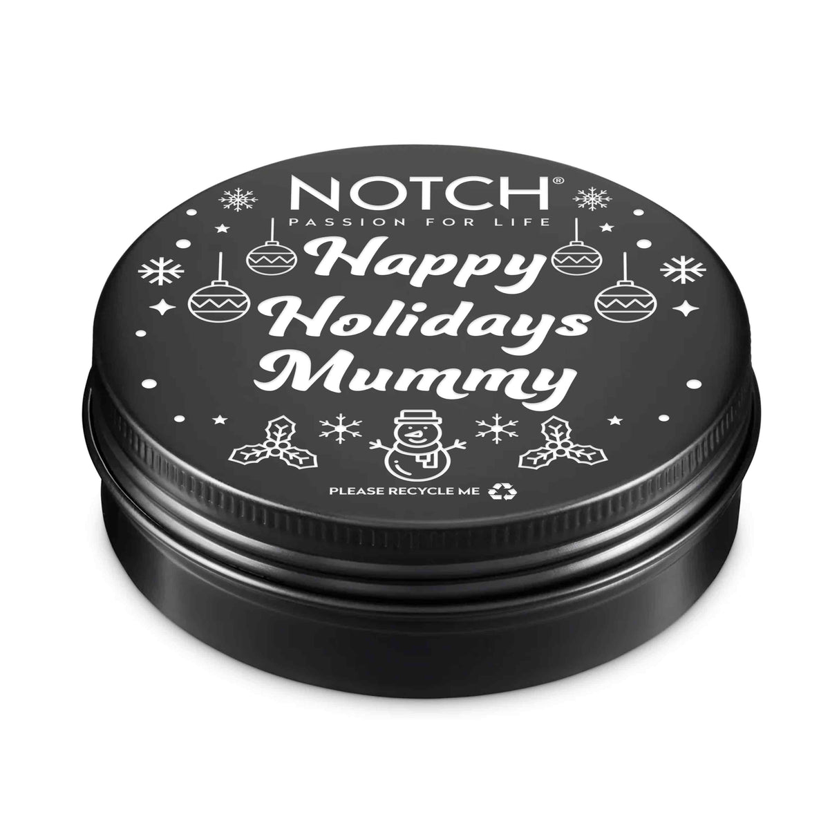Large Happy Holidays Tin - Personalised