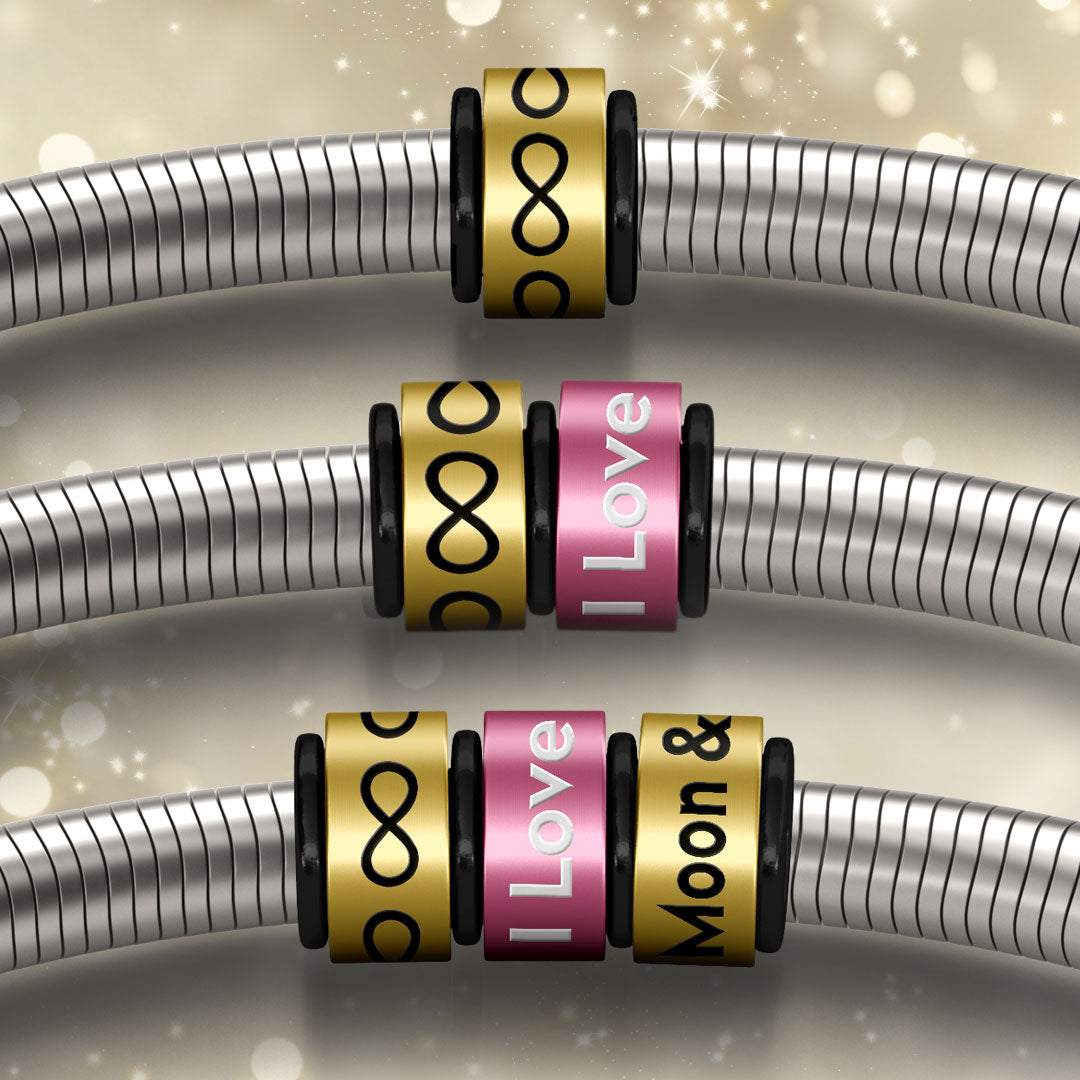 Infinity Signature Bracelet with Brass Clasp