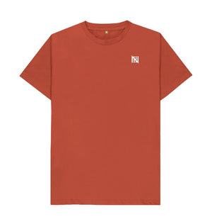 Rust Men's Notch Gate T-Shirt