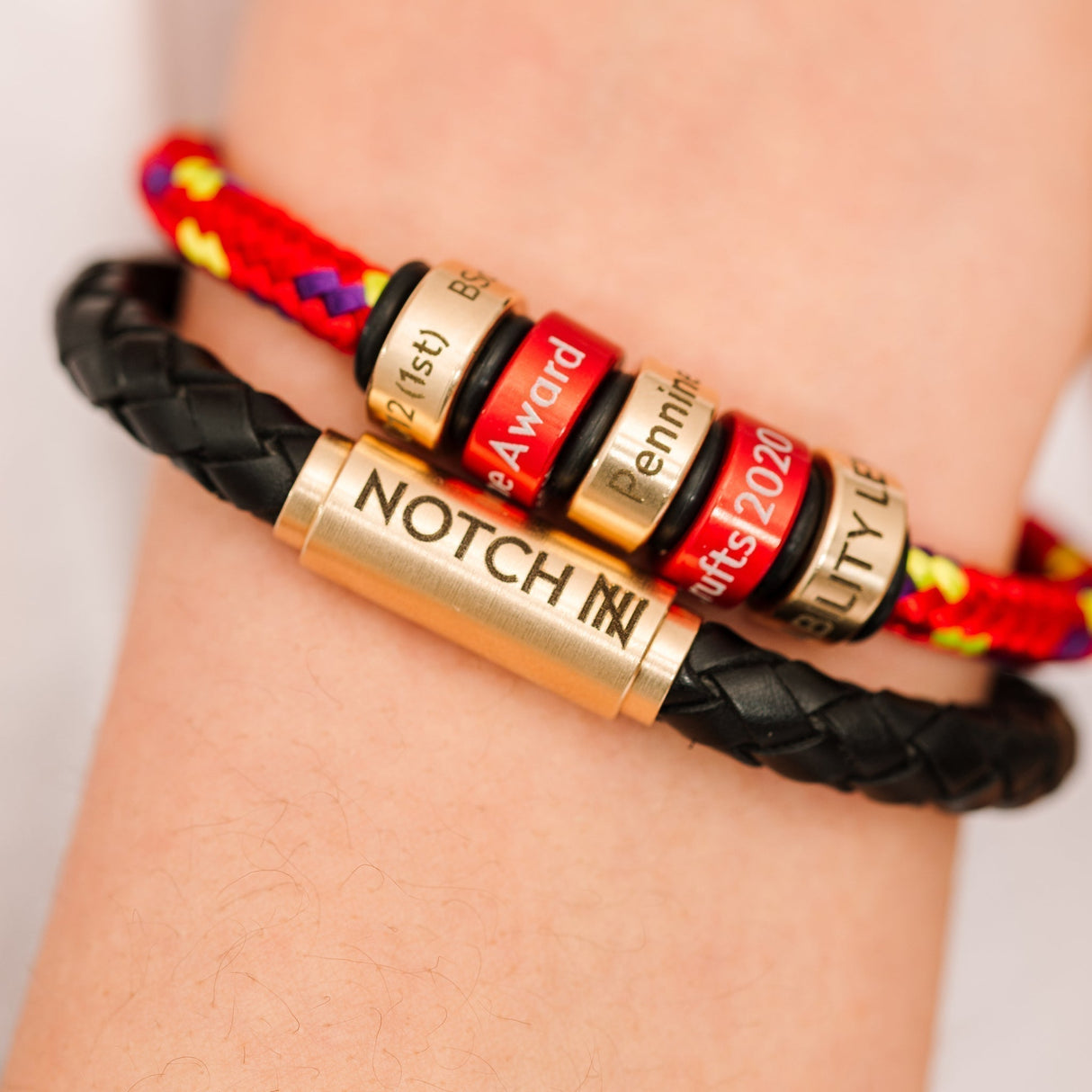 I RUN TO BE A BADASS NOTCH Charm