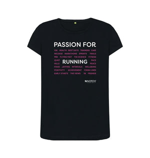 Black Women's Passion for Running T-Shirt