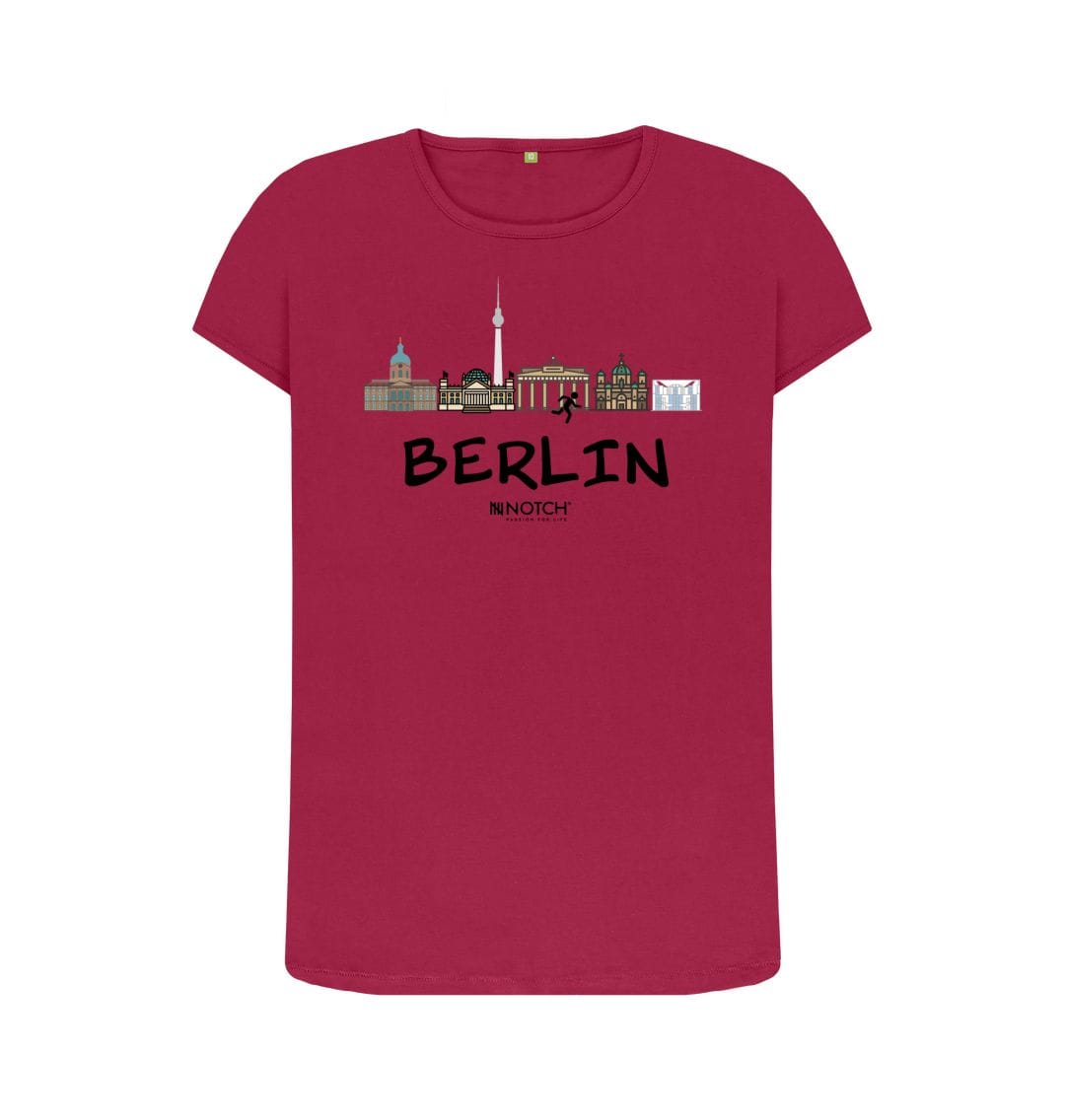 Cherry Berlin 25.2 Black Text Women's T-Shirt