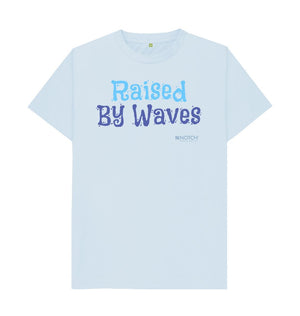 Sky Blue Man's Raised By Waves T-Shirt